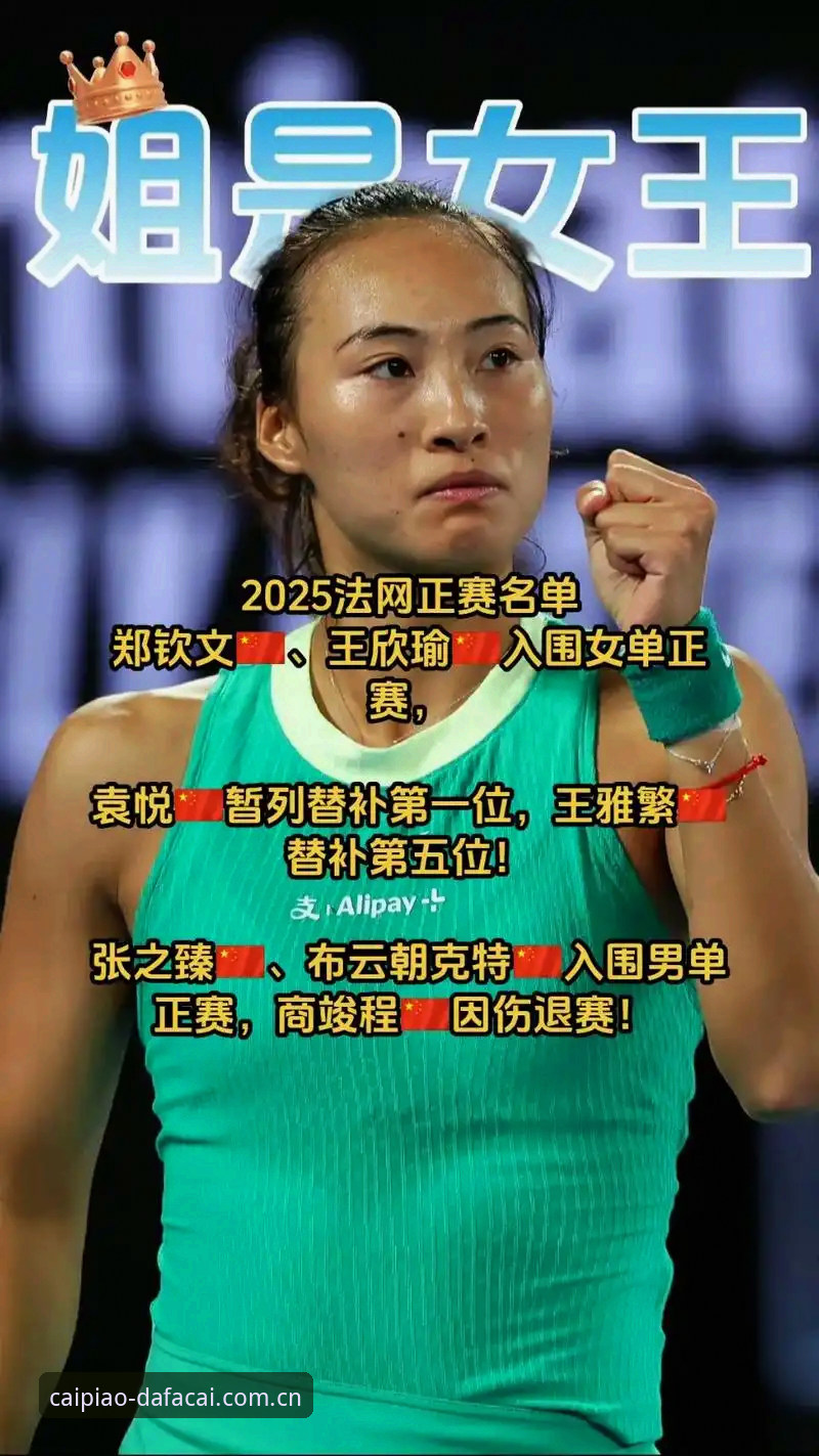 3个关键看点解析2026法网女单抽签，郑钦文保分压力下的突围路径